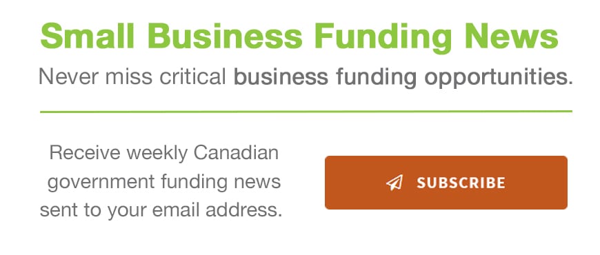 Canadian Small Business Funding News