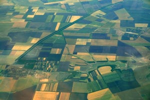 aerial photo farmland funding Canadian