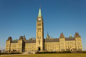 Parliament of Canada in Ottawa, Canada